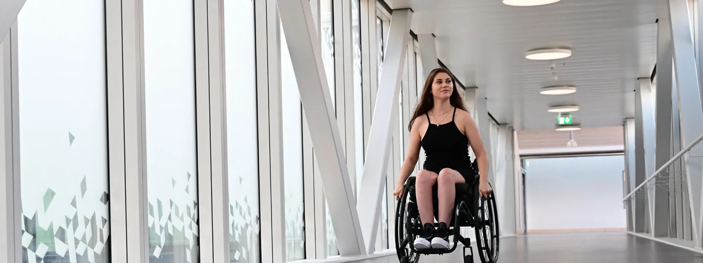 Chiara Schlatter war im Schweizer Paraplegiker-Zentrum in der Reha