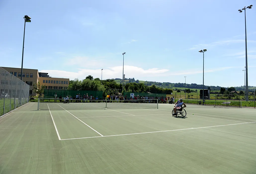 Tennisplatz Schweizer Paraplegiker Zentrum