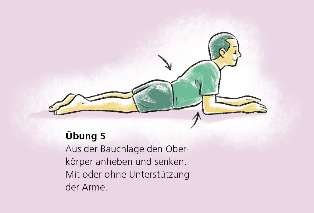 Rueckenratgeber Rueckenuebung - Schweizer Paraplegiker-Zentrum - Übung 5