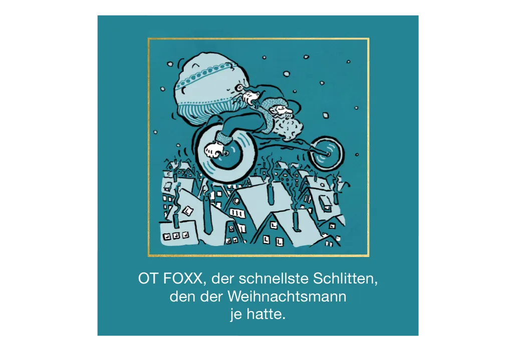 Orthotec XMAS-Karten Schlitten