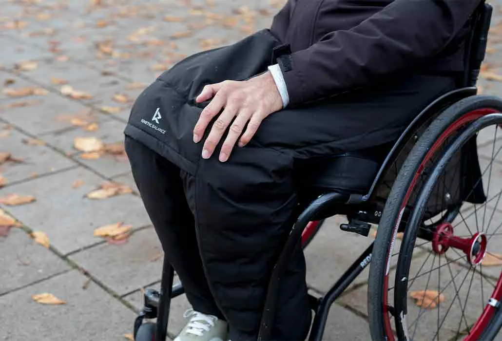 Raindek® Raider is the ideal protection for active outdoor wheelchair users.