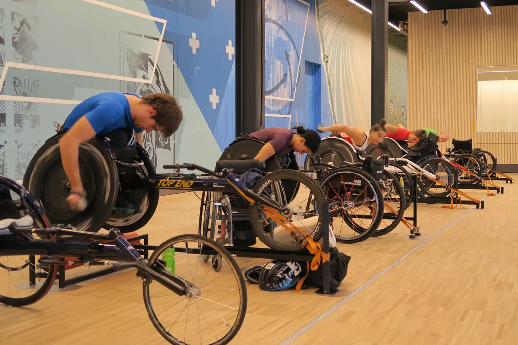 Rollen-Trainingshalle Schweizer Paraplegiker Stiftung