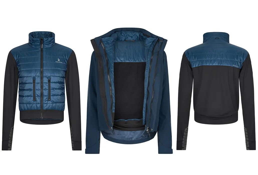 La veste intérieure 3 en 1 est une veste Primaloft® Gold que l’on peut porter toute l’année.