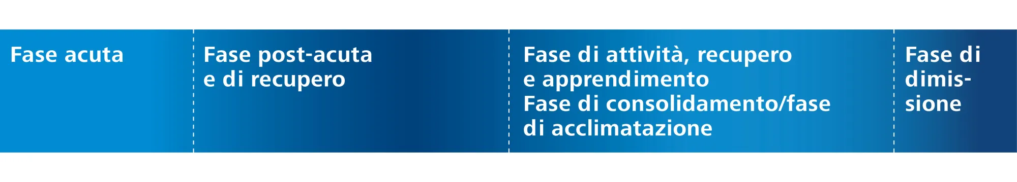 Modello a fasi relativo alla prima riabilitazione di persone con paraplegia