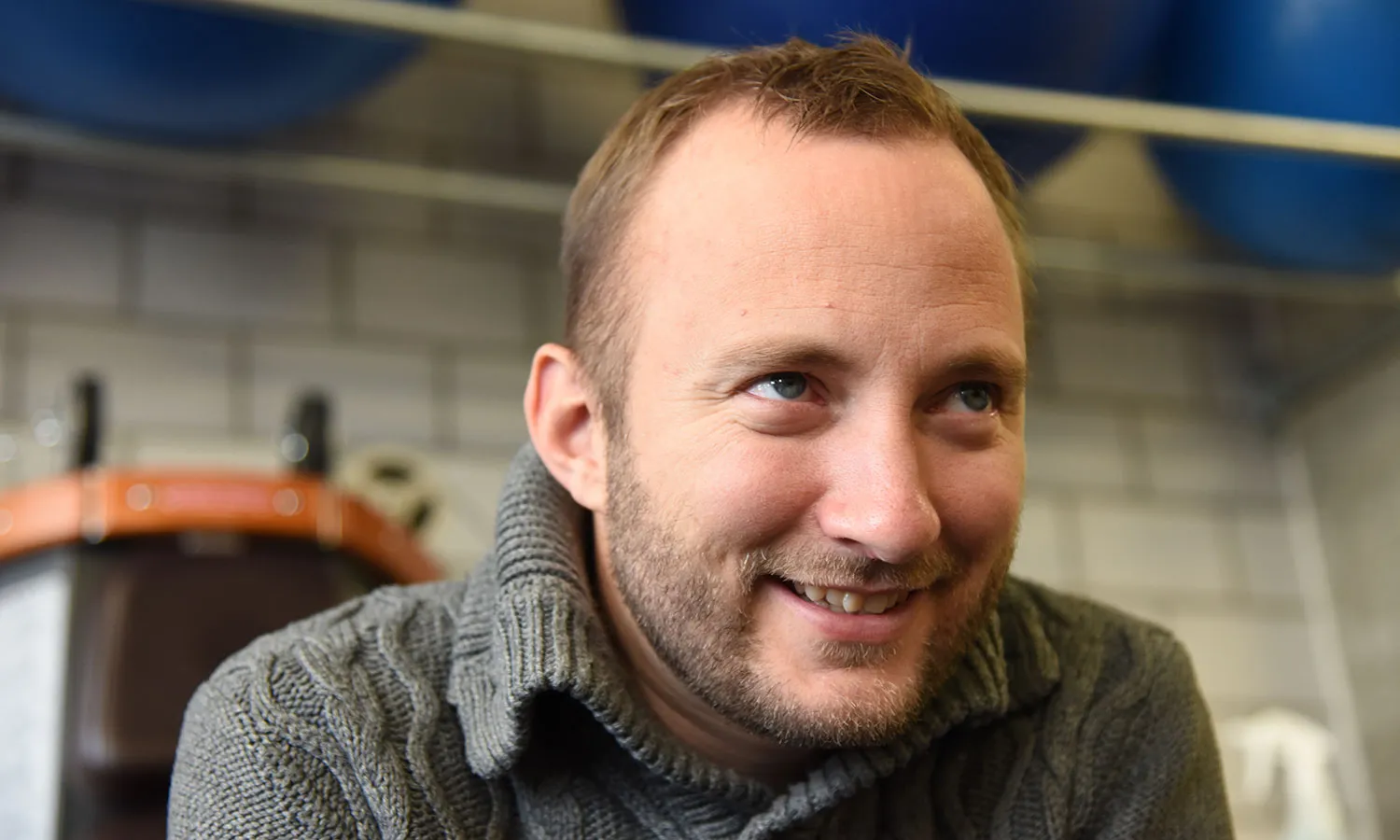 Damien Mottet im Kraftraum