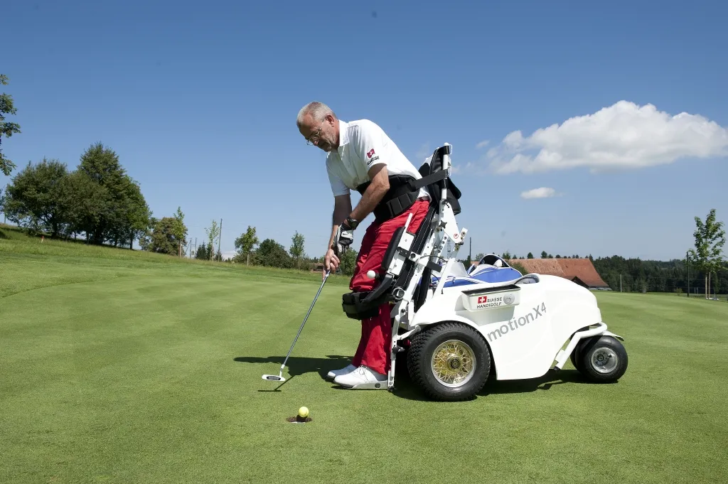 Querschnittgelähmt und Golfen? Dies ist heute möglich - dank dem sozialen Engagement von Guido A. Zäch