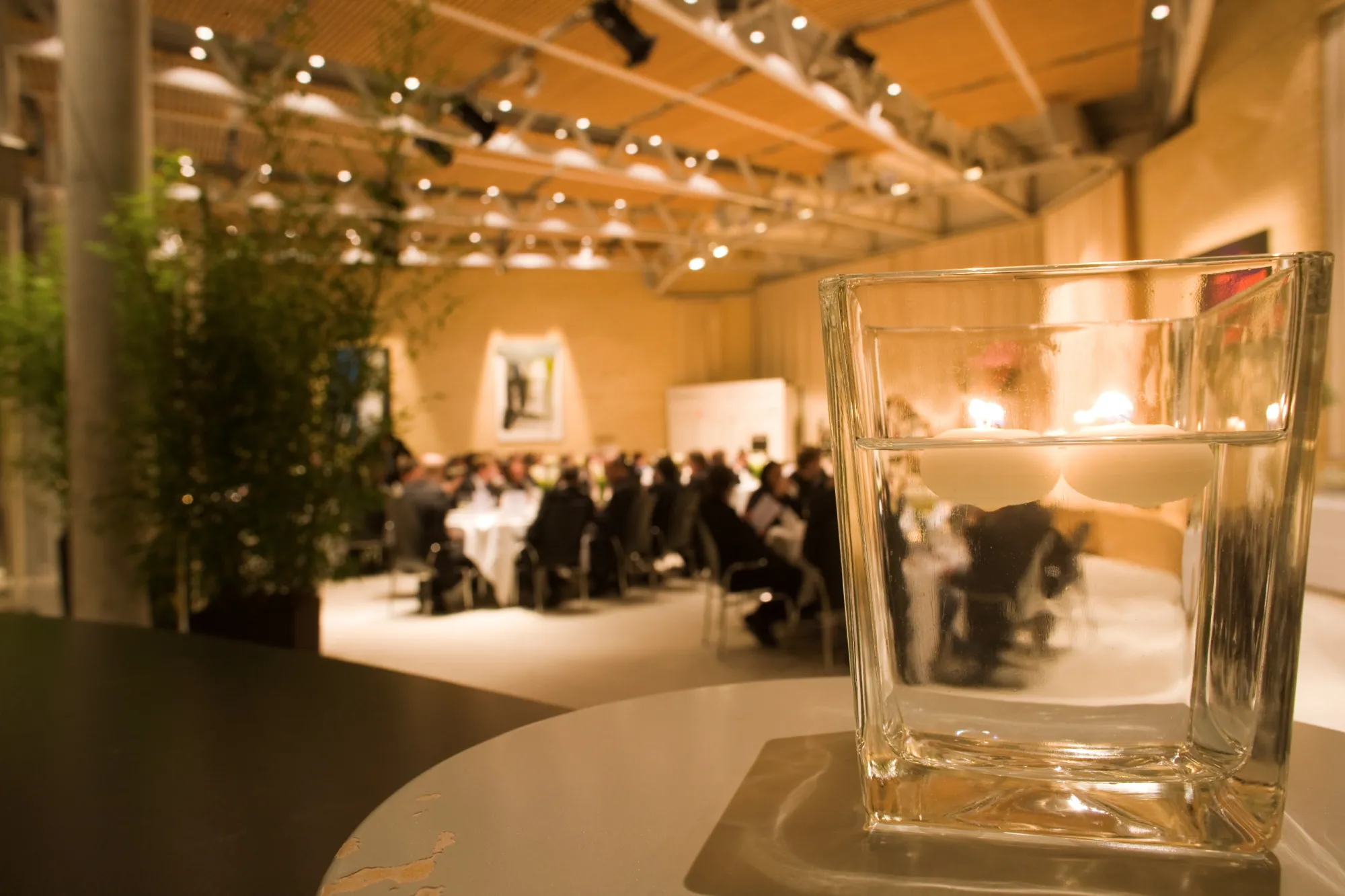 Stimmungsvolle Bankette in der Aula Schweizer Paraplegiker-Zentrum