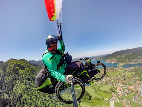 Stefan Keller Gleitschirmfliegen im Rollstuhl