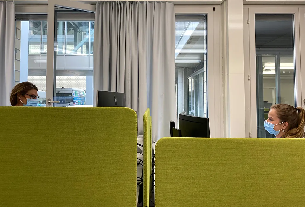 Hier koordinieren wir Ihre Termine und managen die Aufträge. 