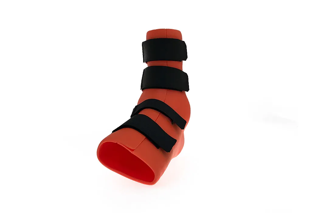 Orthotec Orthopädietechnik Orthesen Fussorthese orange