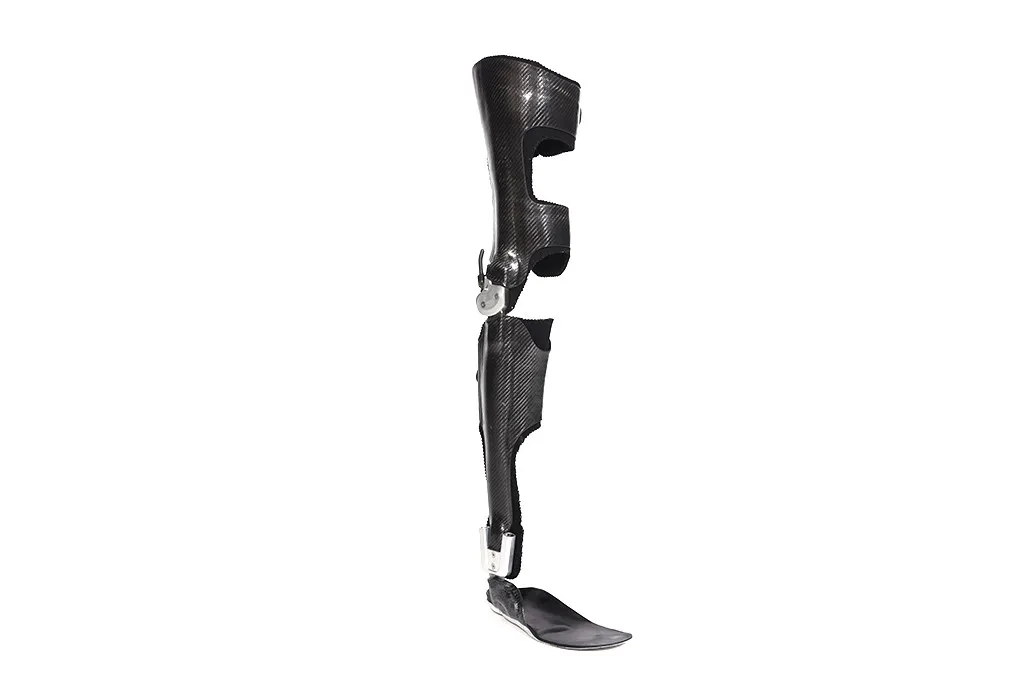 Orthotec Orthopädietechnik Orthesen Oberschenkelorthesen Massanfertigung gesperrtes Gelenk 7439