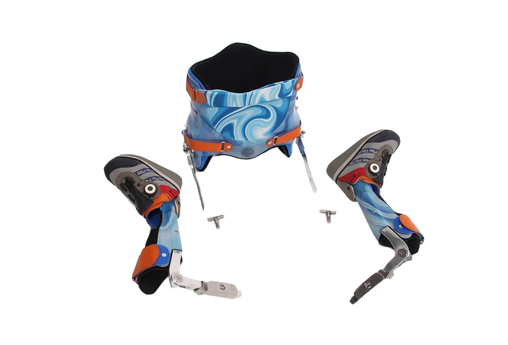 Orthotec Orthopädietechnik Orthesen reziproke Gehorthese zerlegt