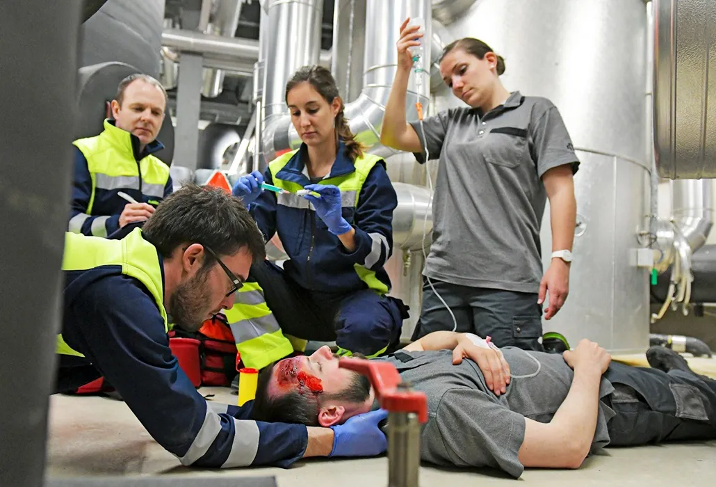 Simulationspatient im Rettungsdienst